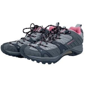 NWOT Merrell Siren Sport 2 Hiking Shoes Black Gray Pink Womens Size 5